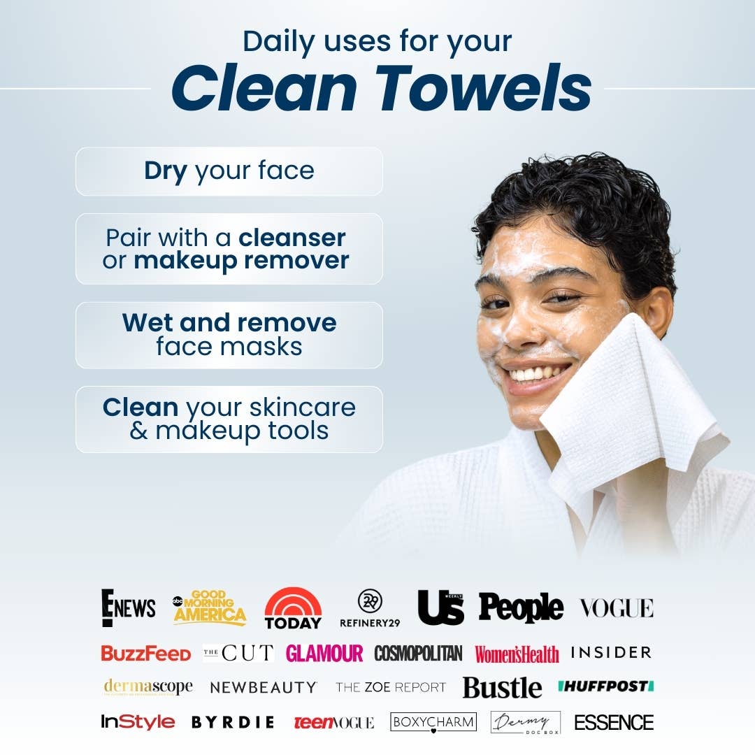 Clean Skin Club Clean Towels™ Retailer Intro Bundle 1